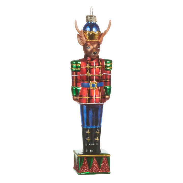 6.5" Deer Nutcracker Ornament