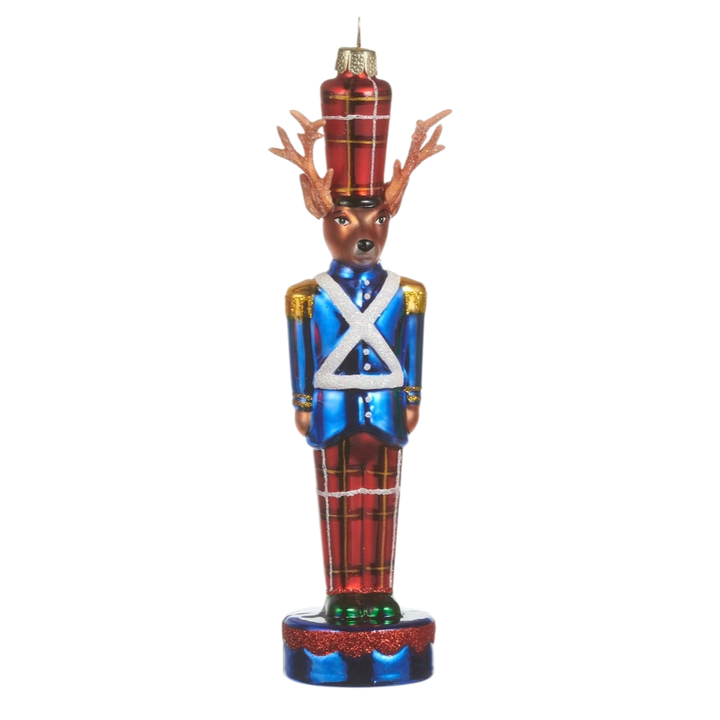 6.5" Deer Nutcracker Ornament