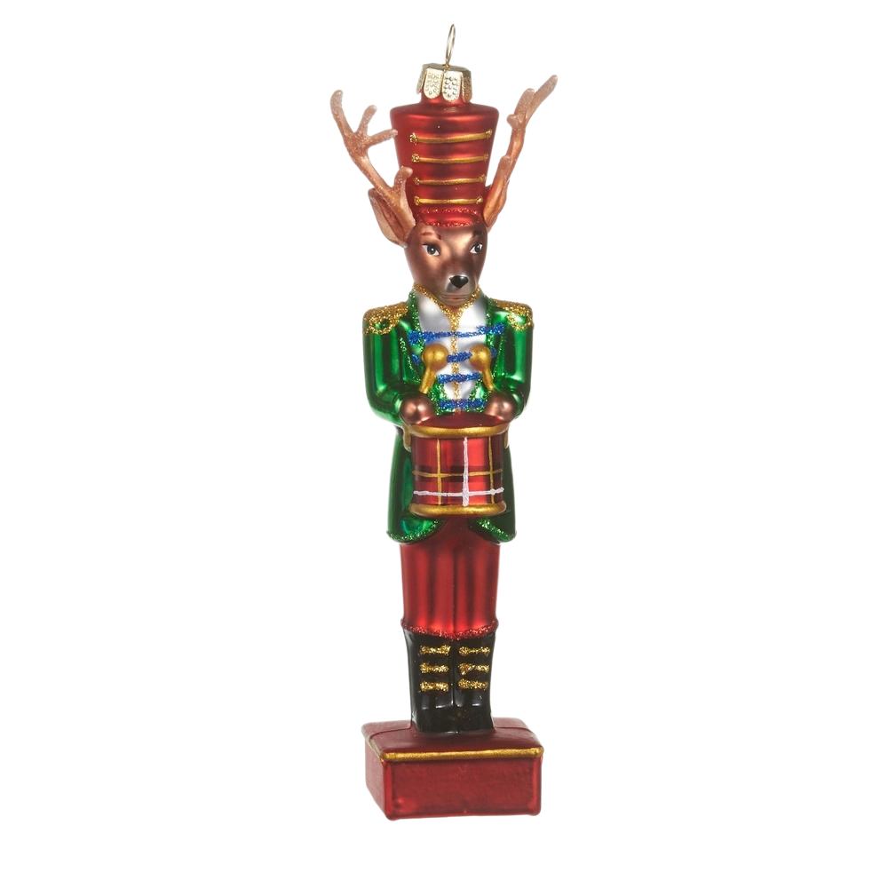 6.5" Deer Nutcracker Ornament