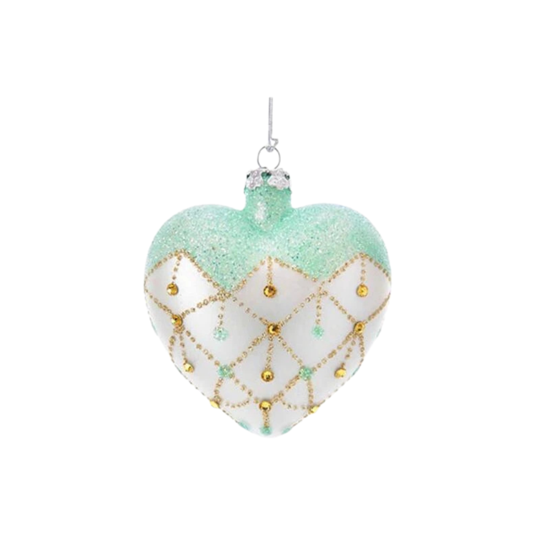 Kurt Adler Noble Gems™ Glass Heart Ornament