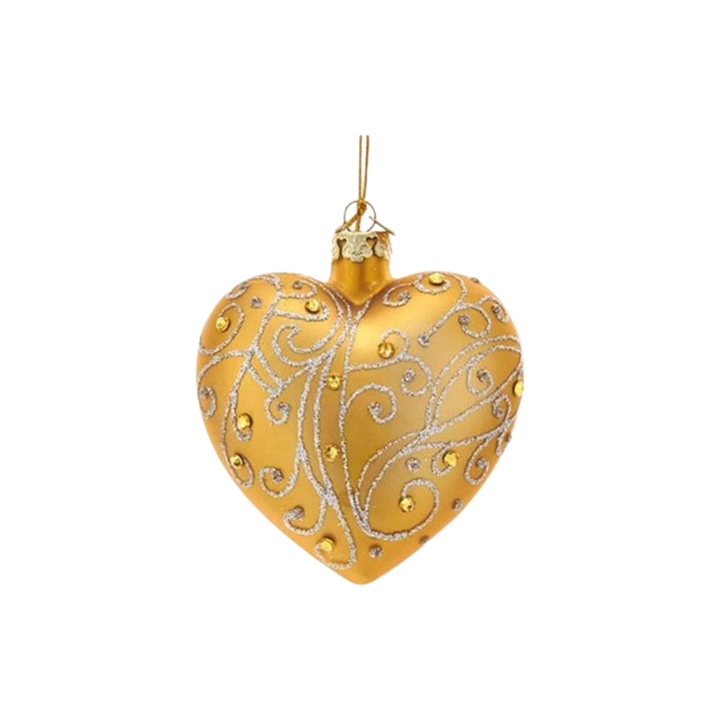 Kurt Adler Noble Gems™ Glass Heart Ornament