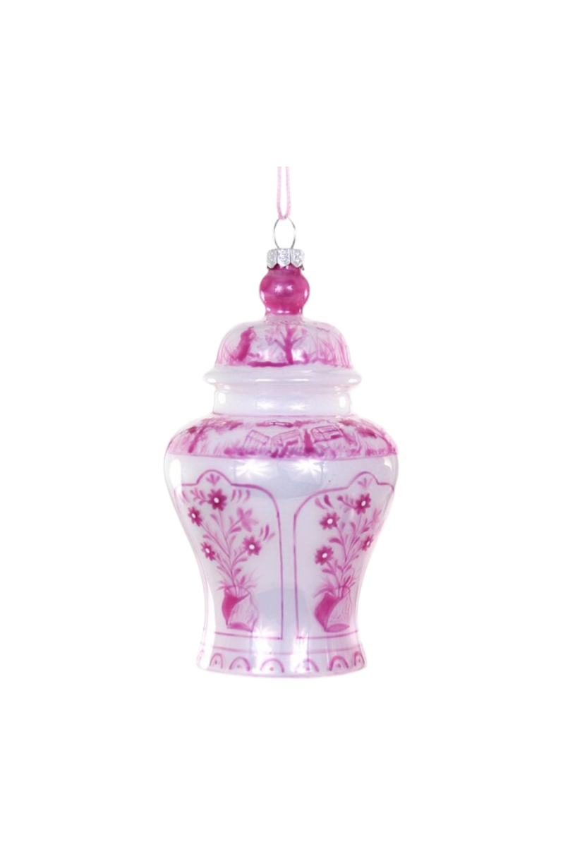 Cody Foster Pink Ginger Jar Ornament