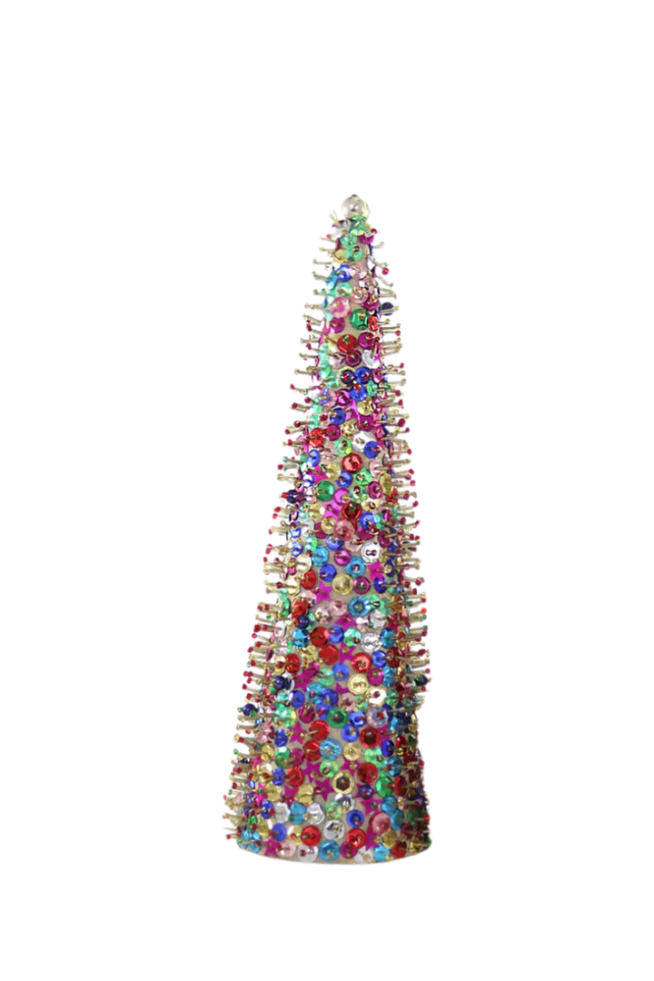 Cody Foster Colorful Sequin Tabletop Tree