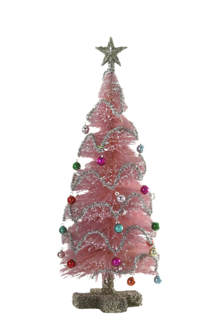 Cody Foster Pink Vintage Garland Tree