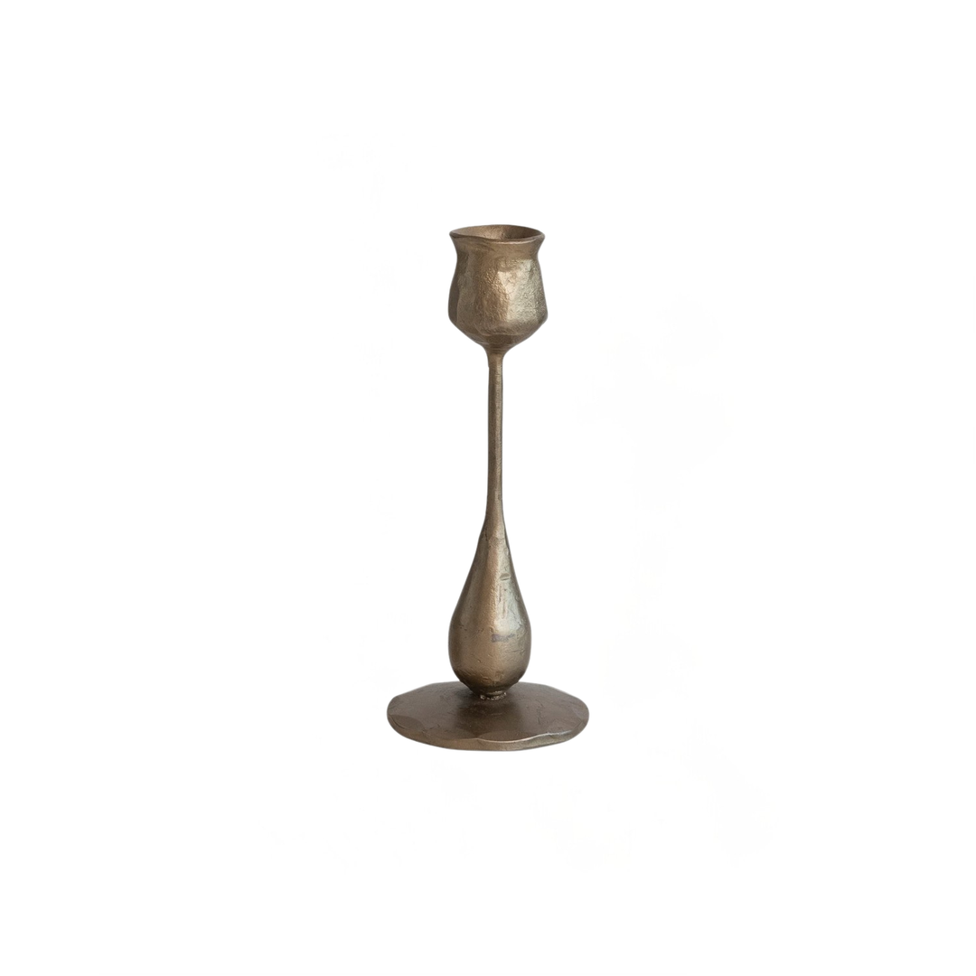 Hand-Forged Iron Taper Holders