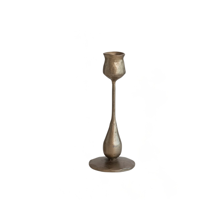Hand-Forged Iron Taper Holders