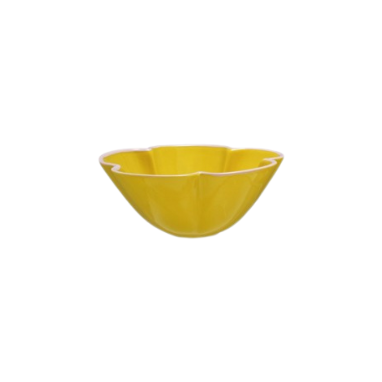 Hazel Mazel Yellow Flower Shaped Nesting Bowl