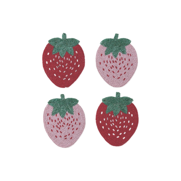 Hazel Mazel Strawberry Coasters