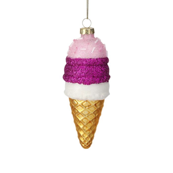 4.5" Ice Cream Ornament