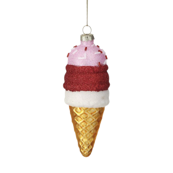 4.5" Ice Cream Ornament