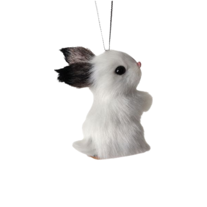 Fur Rabbit Ornament