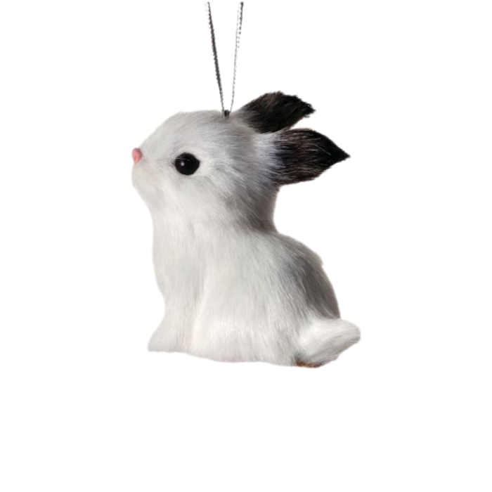 Fur Rabbit Ornament