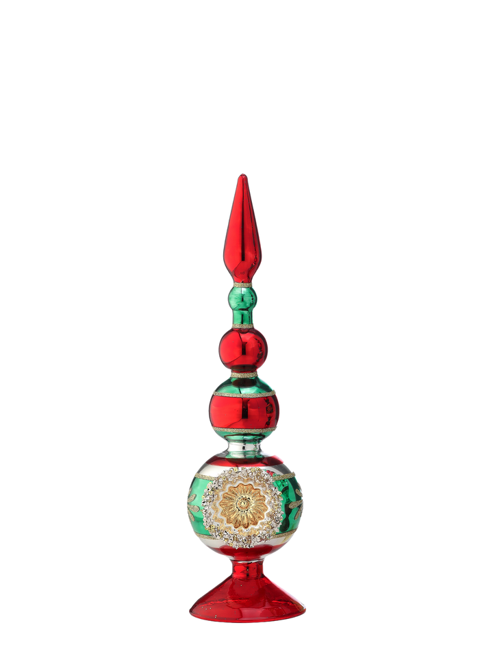 Glass Finial Table Decor