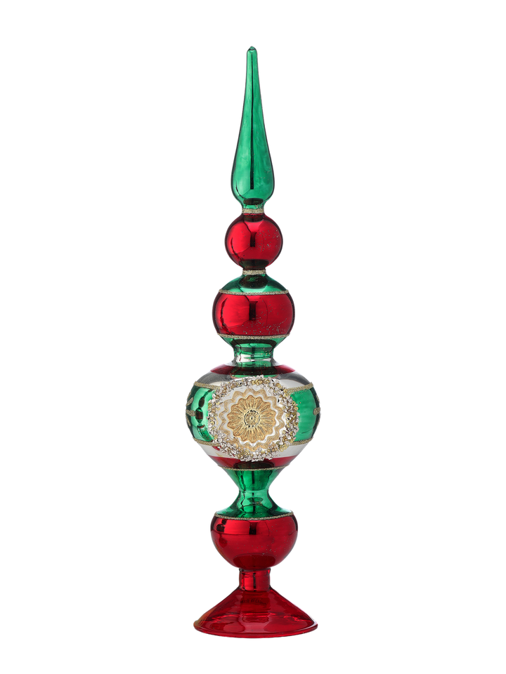 Glass Finial Table Decor