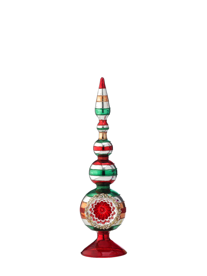 Glass Finial Table Decor