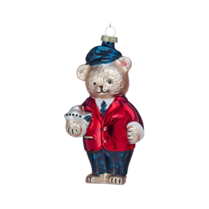 Bear Glass Ornament