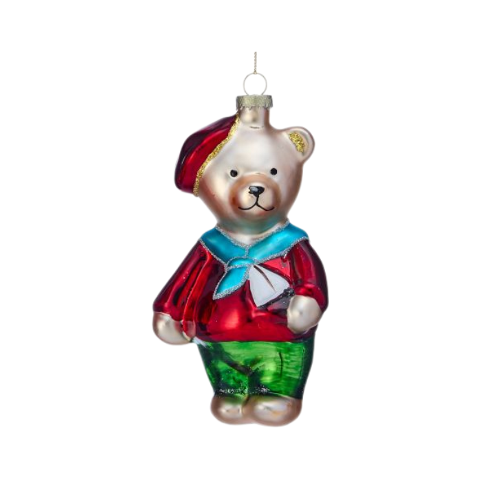 Bear Glass Ornament