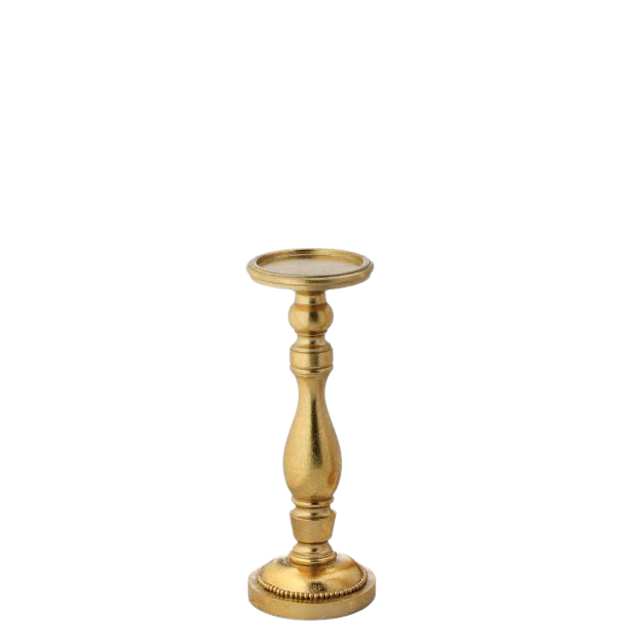 Champagne Gold Resin Candle Holder