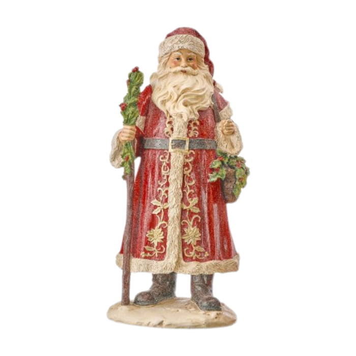 14" Resin Antique Santa