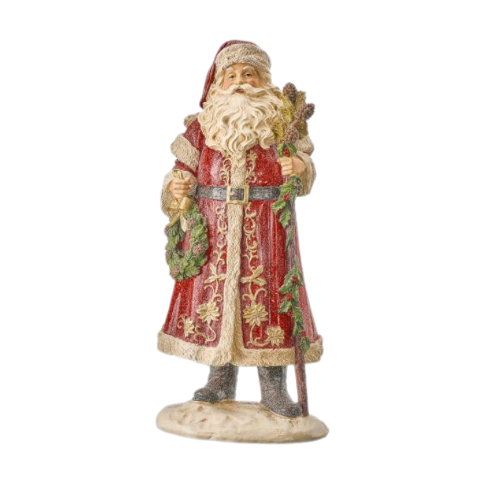 14" Resin Antique Santa