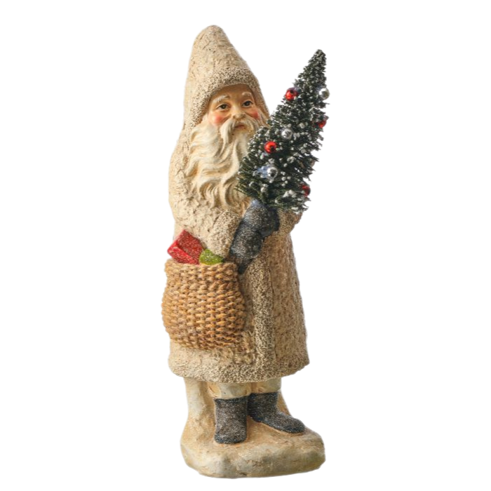 Vintage Resin Santa