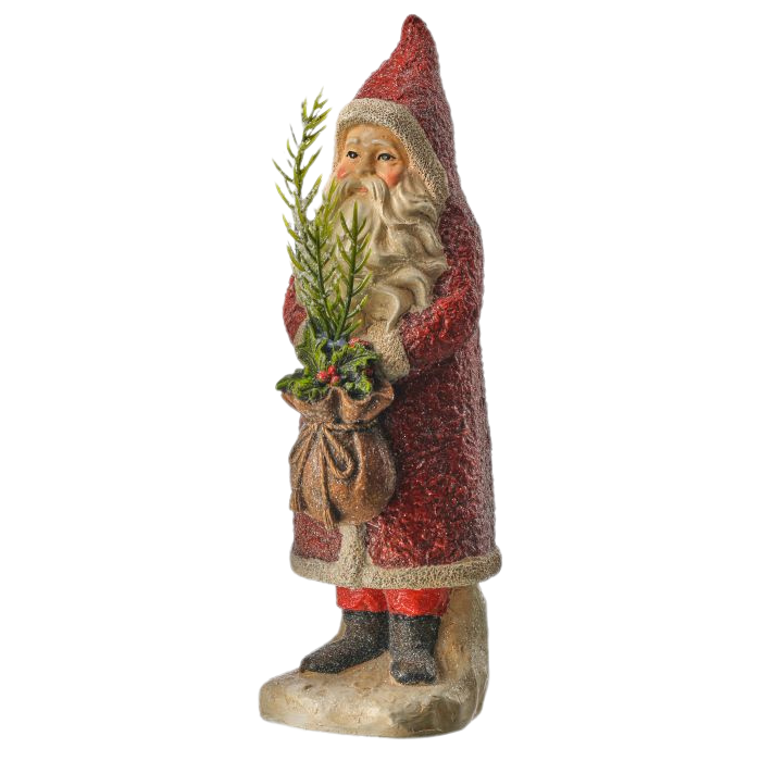 Vintage Resin Santa