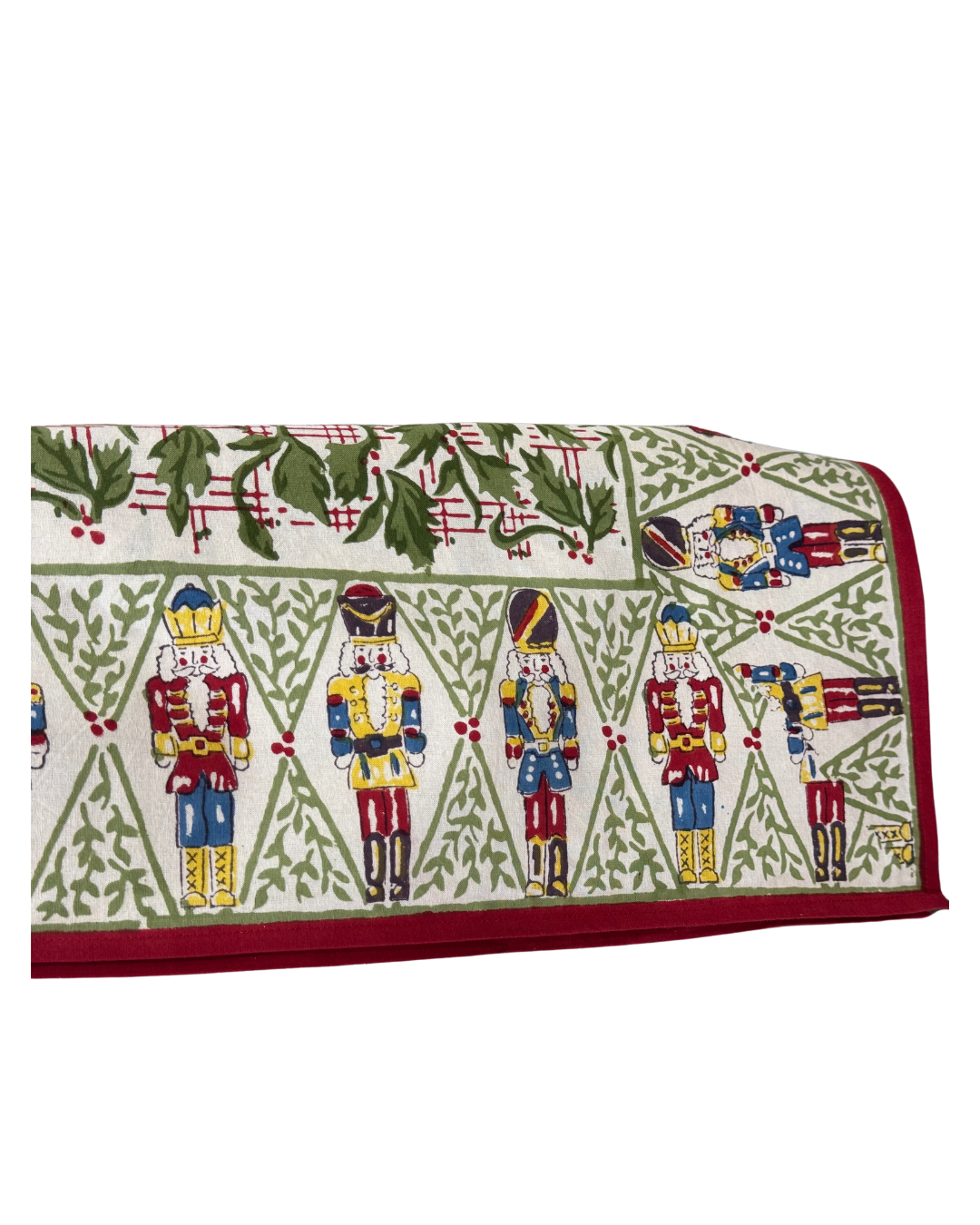 Pomegranate Holly Berry Nutcracker Tablecloth