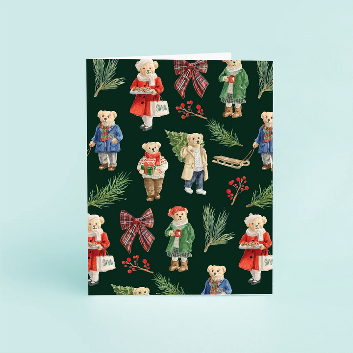 Taylor Paladino Holiday Teddy Bears Stationary Set