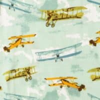 Milkbarn Burp Cloth Set Vintage Planes