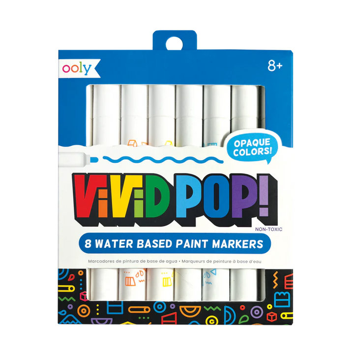 Ooly Vivid Pop Water-Based Paint Markers