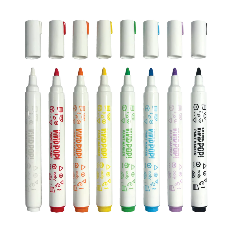 Ooly Vivid Pop Water-Based Paint Markers