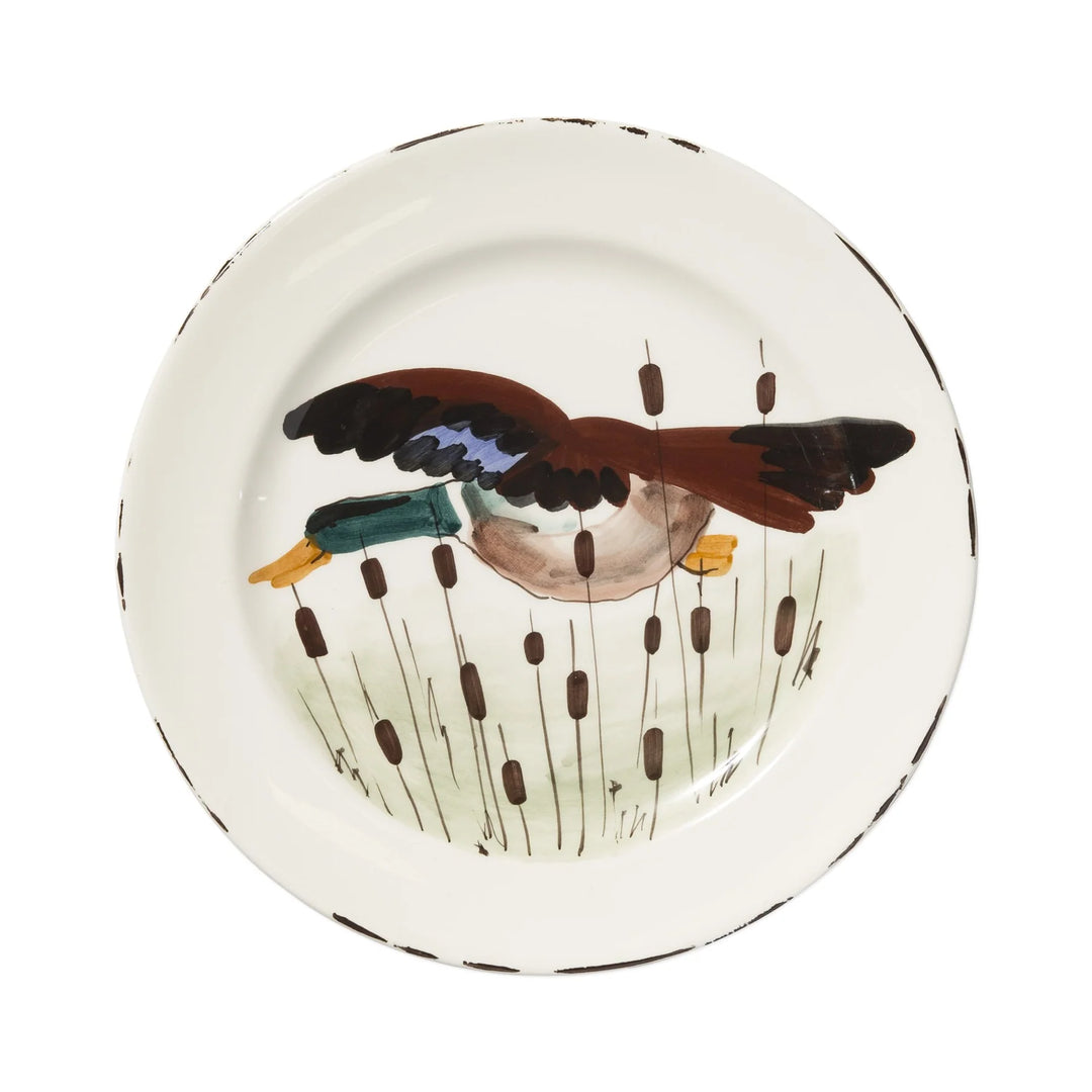 Vietri - Wildlife Mallard Dinner Plate