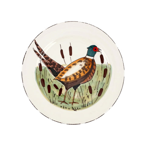 Vietri - Wildlife Pheasant Dinner Plate