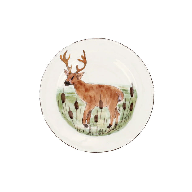 Vietri - Wildlife Deer Salad Plate