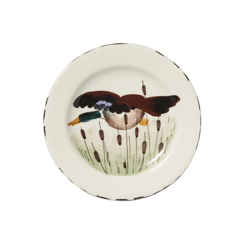 Vietri - Wildlife Mallard Salad Plate