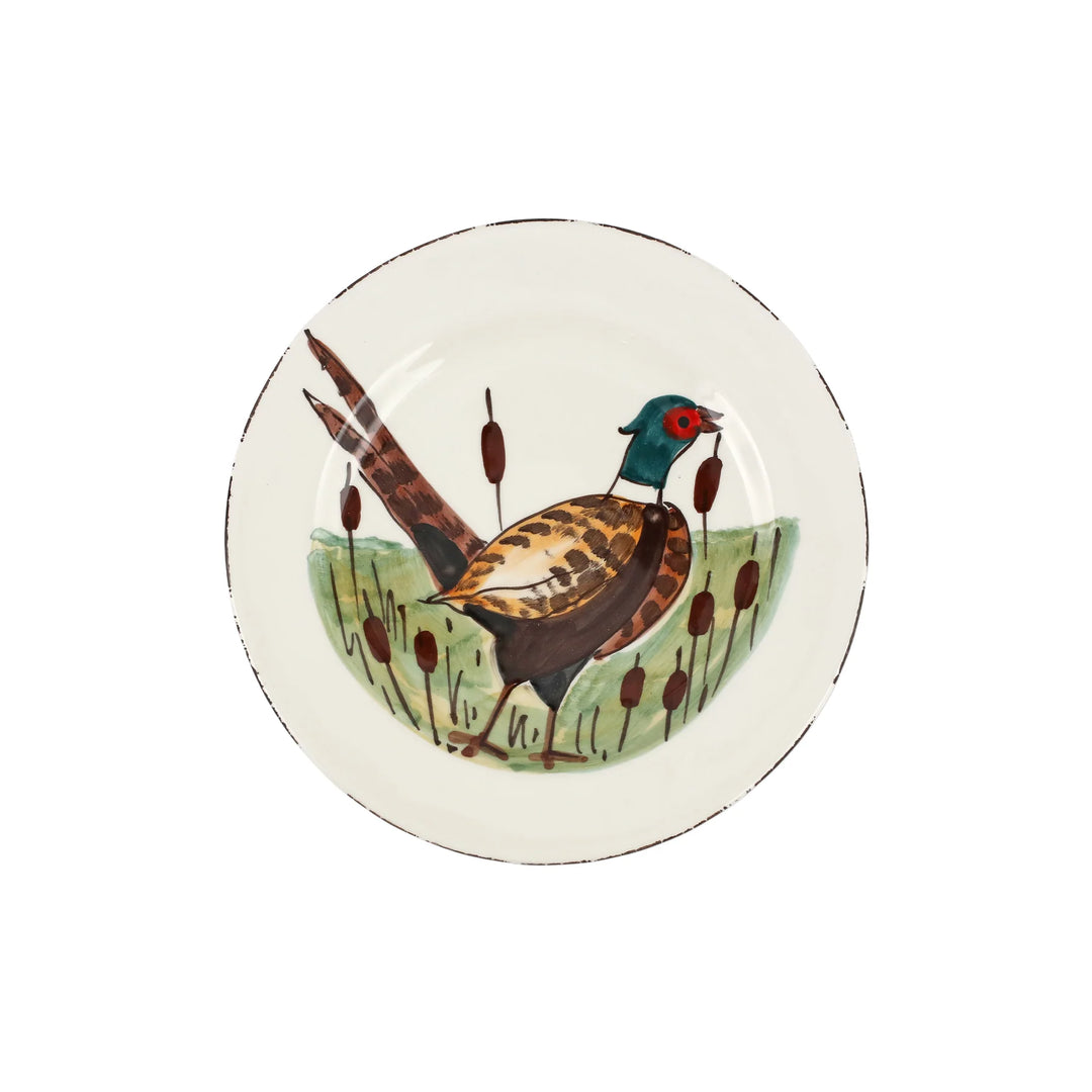Vietri - Wildlife Pheasant Salad Plate