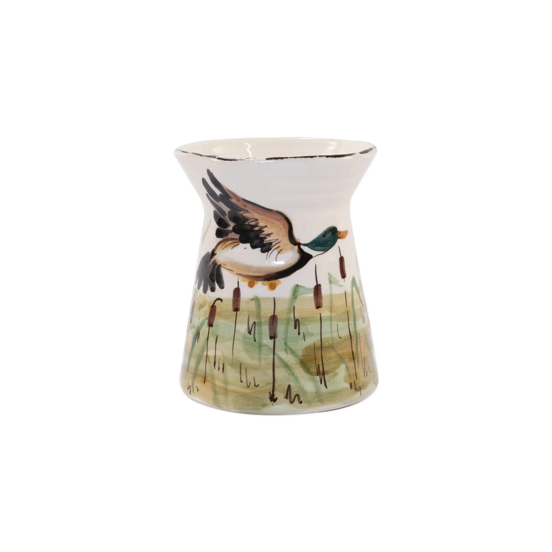Vietri Wildlife Mallard Utensil Holder