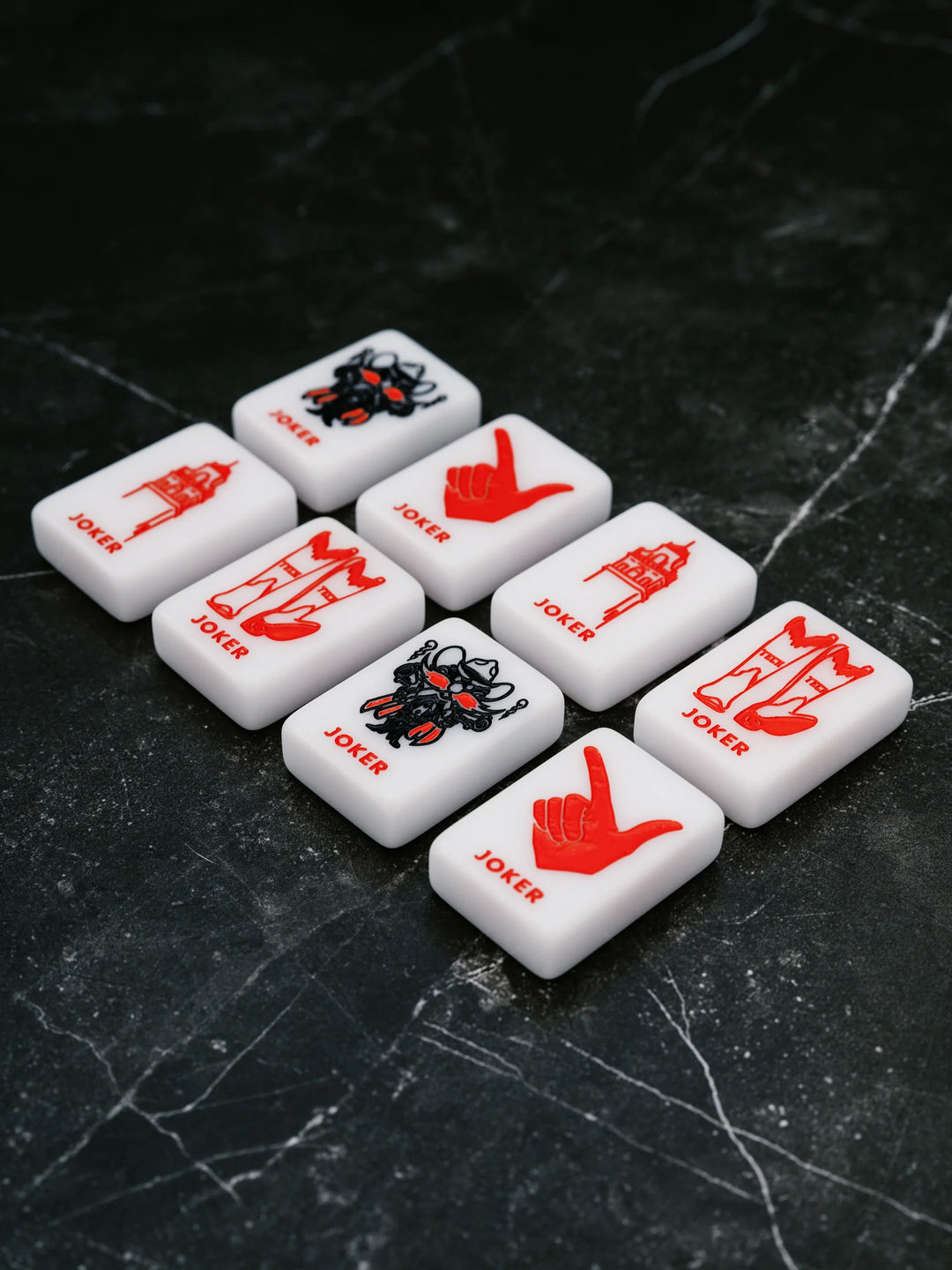 West Wind Mahjong Texas Tech University® Mahjong Tiles