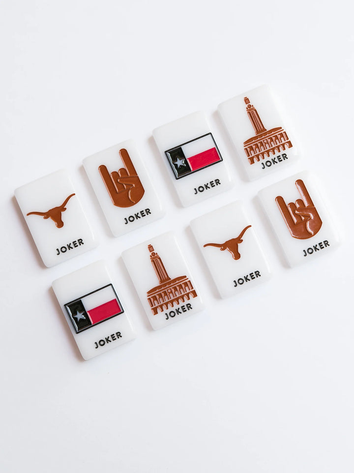 West Wind Mahjong University of Texas Mahjong Tiles