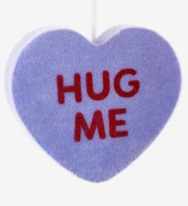 Large Flocked Conversation Heart