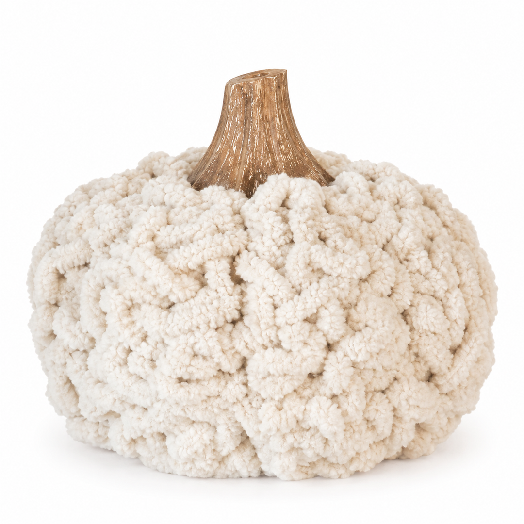 Textured Bouclé Pumpkin