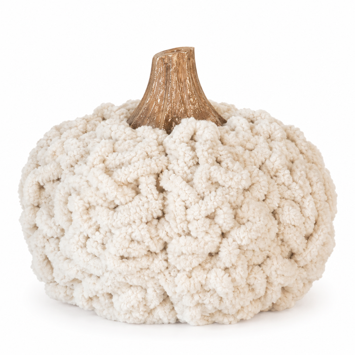 Textured Bouclé Pumpkin