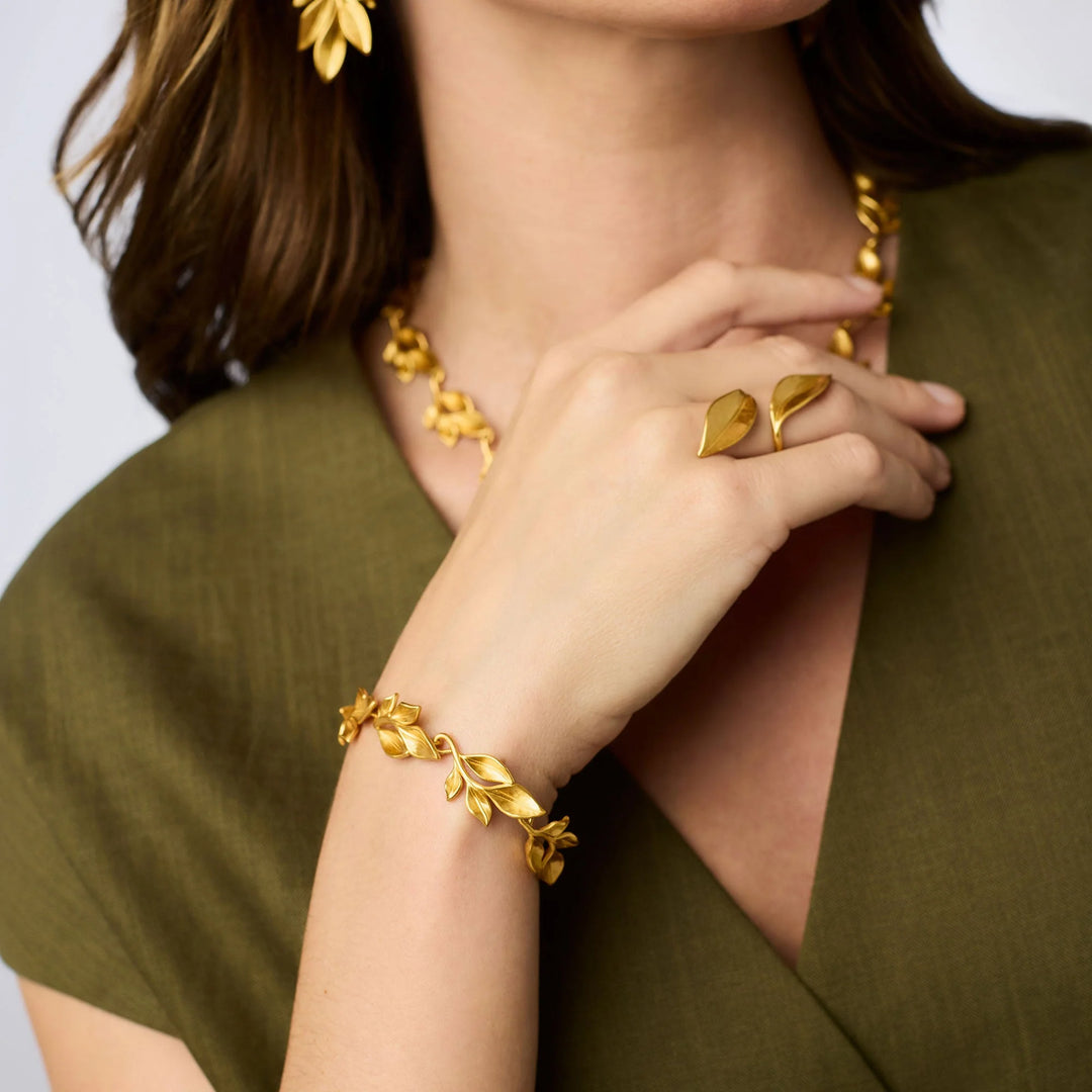 Julie Vos Gold Willow Bracelet