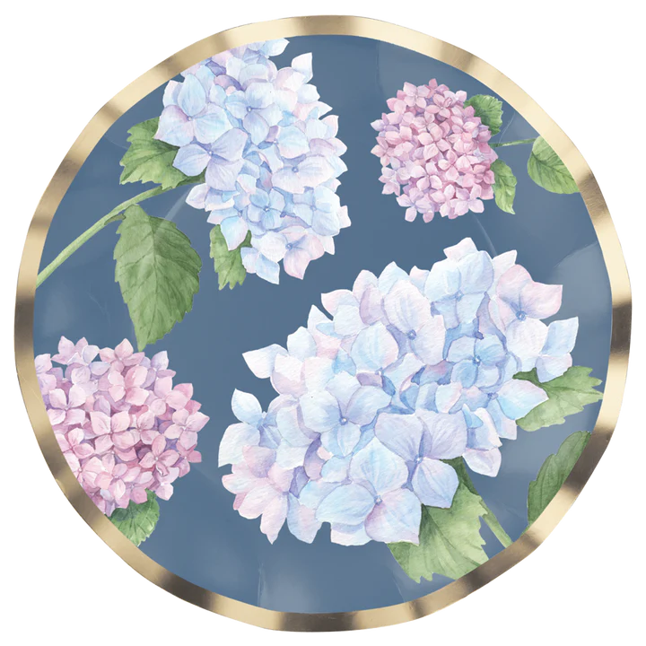 Sophistiplate Hydrangea Salad Paper Plate