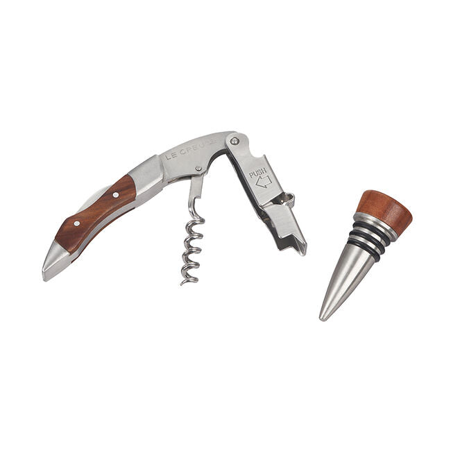 Le Creuset Rosewood Waiter's Friend and Stopper Set