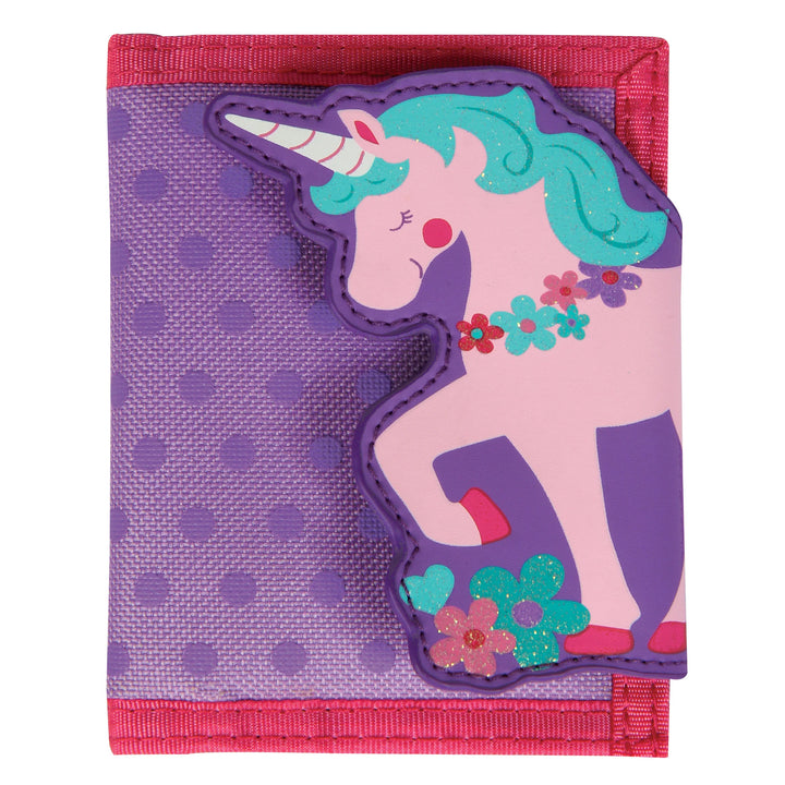 Stephen Joseph Kid's Tri-Fold Wallet Unicorn