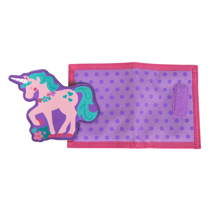 Stephen Joseph Kid's Tri-Fold Wallet Unicorn