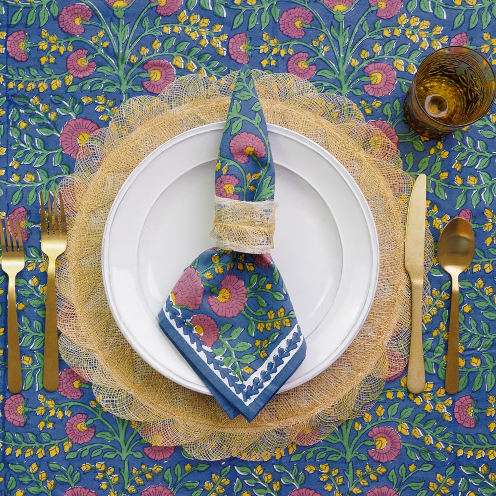 Pomegranate Mustard Leaf Placemat