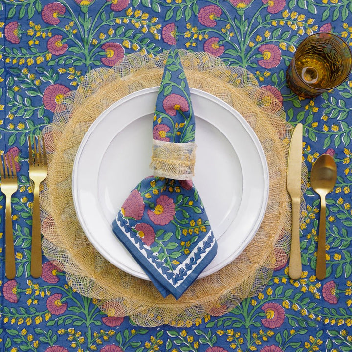 Pomegranate Mustard Leaf Placemat