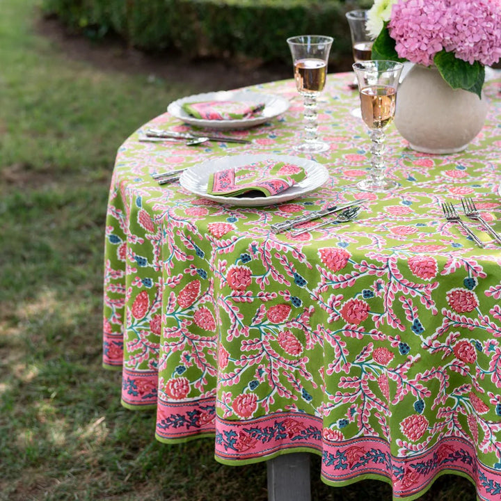Pomegranate Palm Beach Pinecone Tablecloth